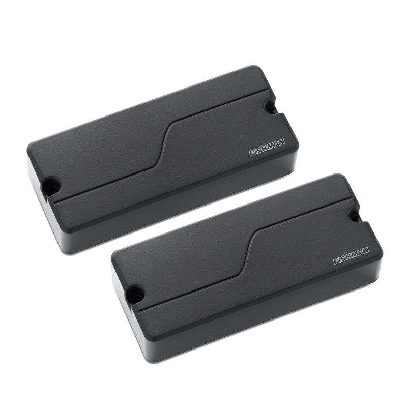 Fishman PRF-M37-SB2 Fluence Modern Humbucker 7-String, 3 Voices, Set (Black Plastic)