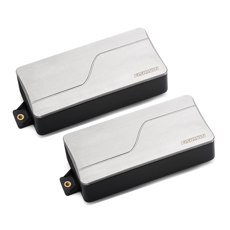 Fishman PRF-M37-SR2 Fluence Modern Humbucker 7-String, 3 Voices, Set (Brushed Stainless)