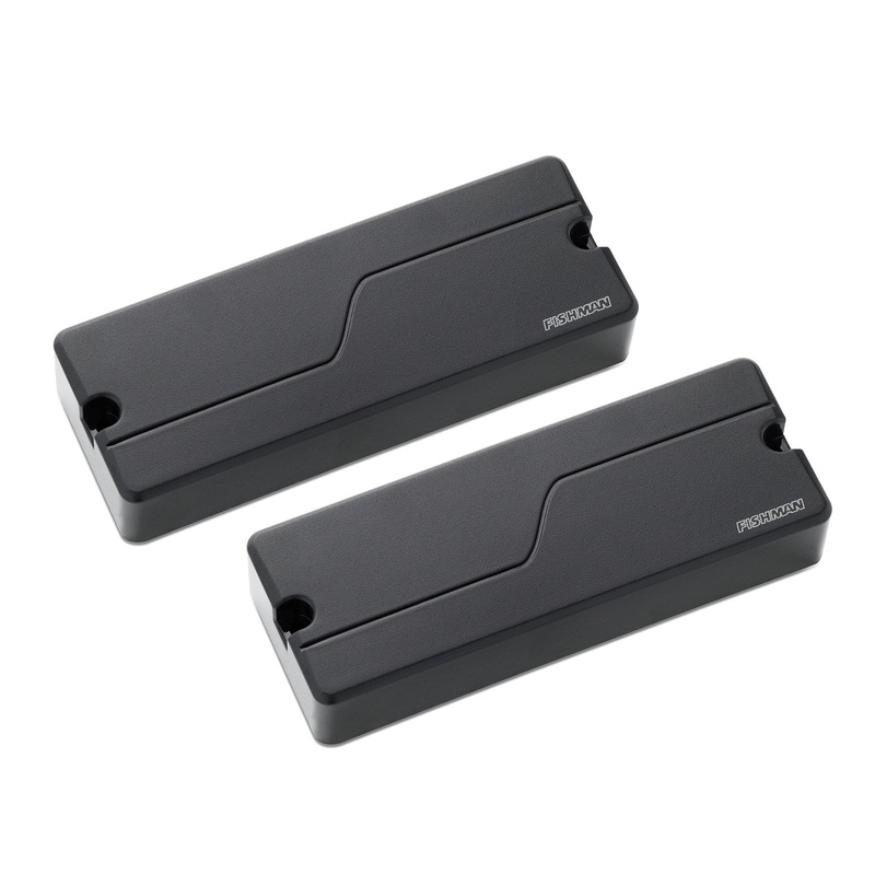 Fishman PRF-M38-SB2 Fluence Modern Humbucker 8-String, 3 Voices, Set (Black Plastic)