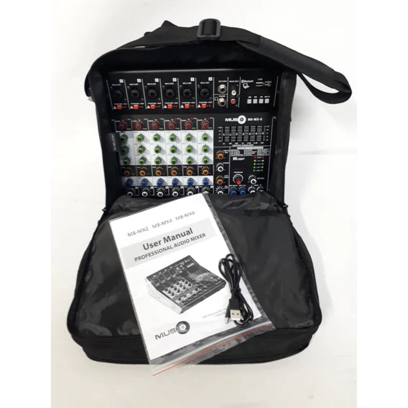 Music8 M8-MX-6 USB 8-Channel Mixing Console