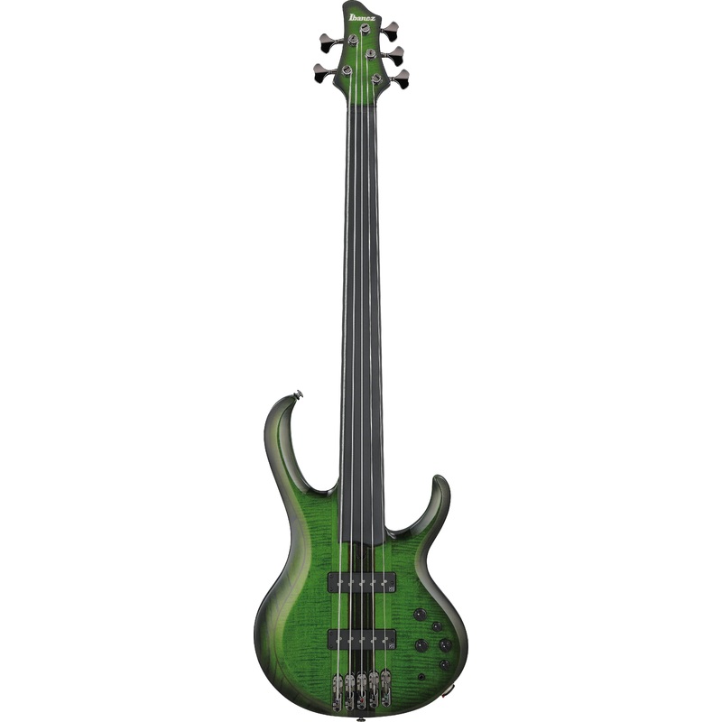 Ibanez SDGB1DMT Steve Di Giorgio Signature 5-String Fretless Electric Bass (Dark Moss Burst)