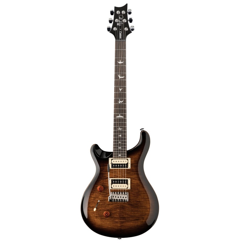 PRS SE CUSTOM 24 Left-Handed Electric Guitar (Black Gold Sunburst)