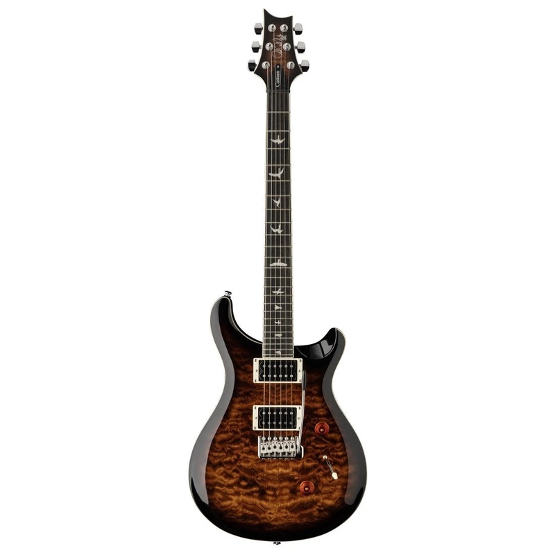 PRS SE CUSTOM 24 QUILT Electric Guitar (Black Gold Sunburst)