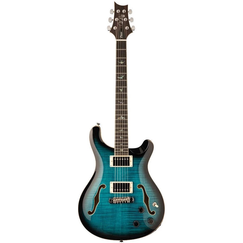 PRS SE II PIEZO Hollow Body Electric Guitar (Peacock Blue)