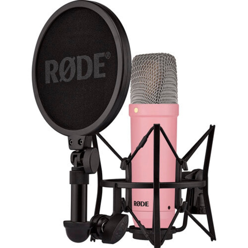 Rode NT1 SIGNATURE Large-Diaphragm Condenser Microphone (Pink)