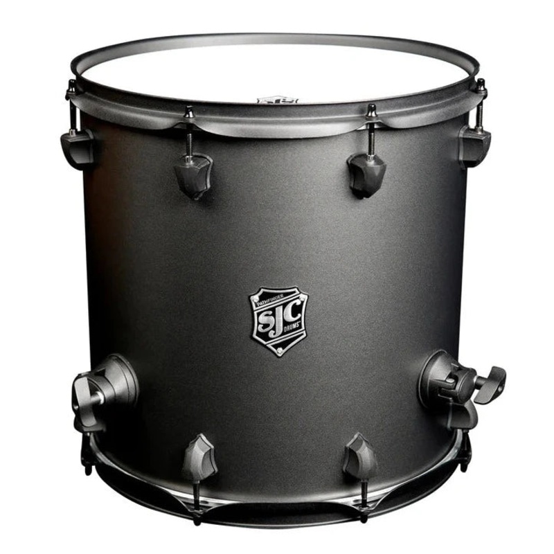 SJC Drums PFFT1414FBGGW Pathfinder Series Floor Tom (Galaxy Grey Black) – 14″ x 14″