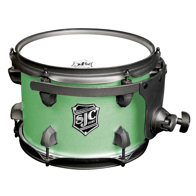 SJC Drums PFRT710FBCMWBJ Pathfinder Series Rack Tom (Cosmic Mint Black) – 7″ x 10″