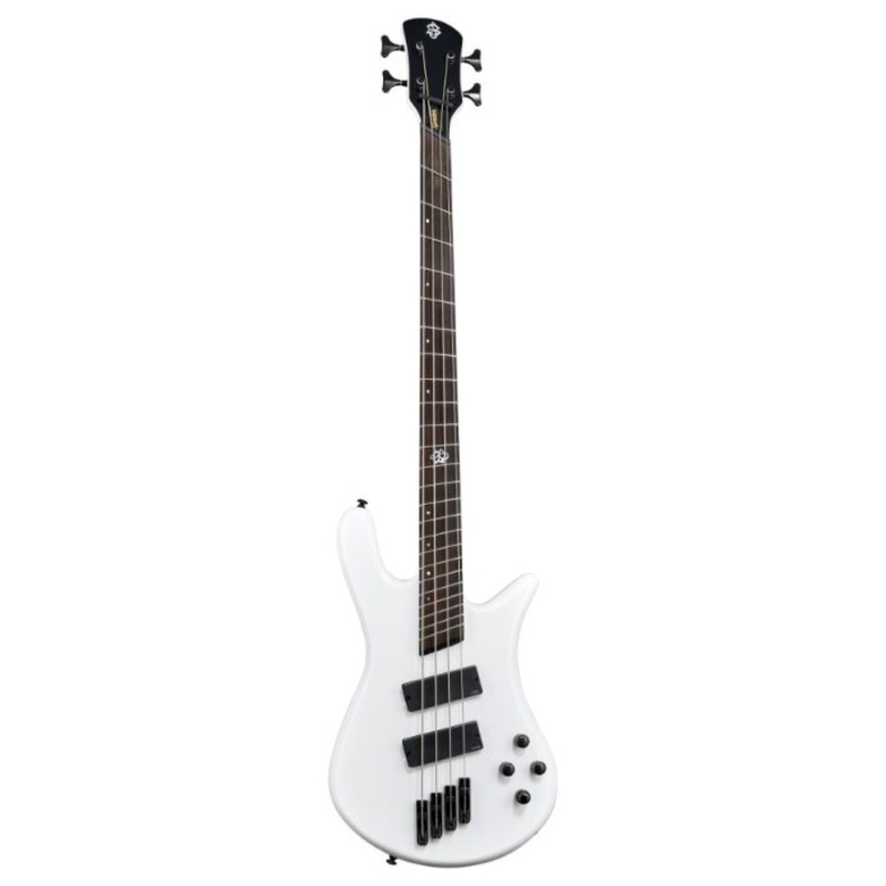 Spector NSDM4WH NS Dimension 4-String Electric Bass Guitar (White Gloss)