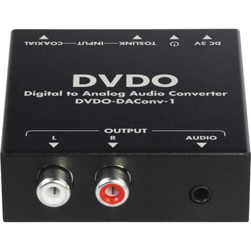 DVDO DACONV-1 Digital to Analog Converter (Coaxial/TOSLINK In to Analog Out)