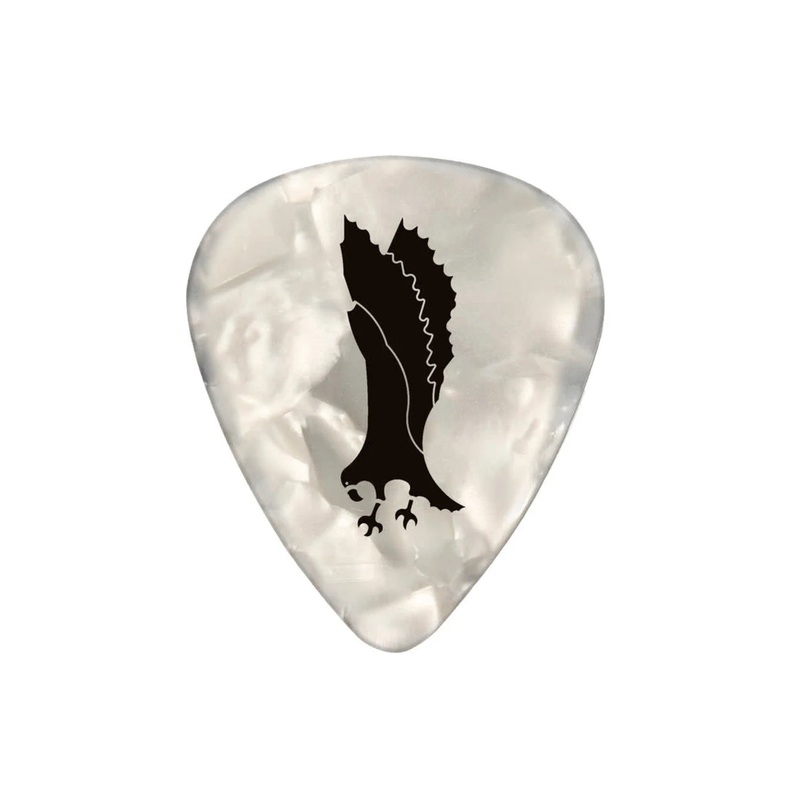 PRS 12 Celluloid Picks (White Pearloid Medium)