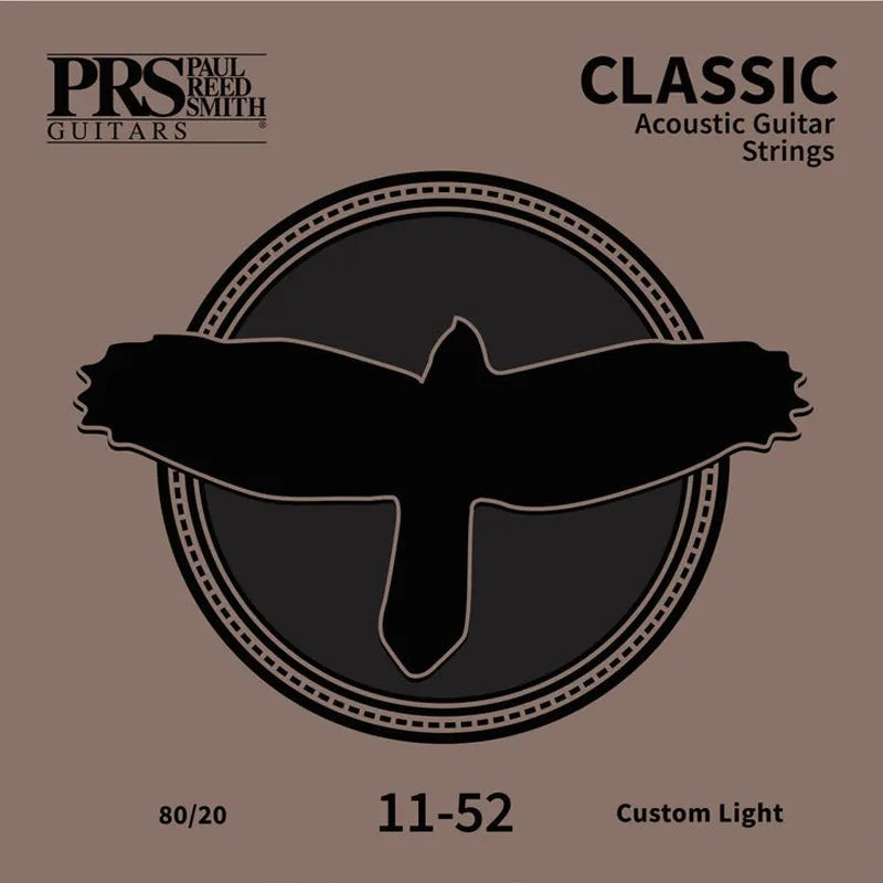 PRS Classic Acoustic Guitar Strings 80/20 – Custom Light .011 – .052