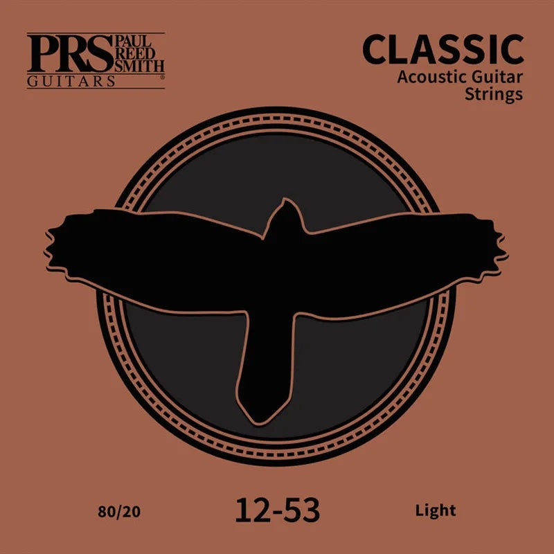 PRS Classic Acoustic Guitar Strings 80/20 – Light .012 – .053