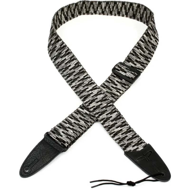 PRS Cotton Woven Guitar Strap (Black/Gray)