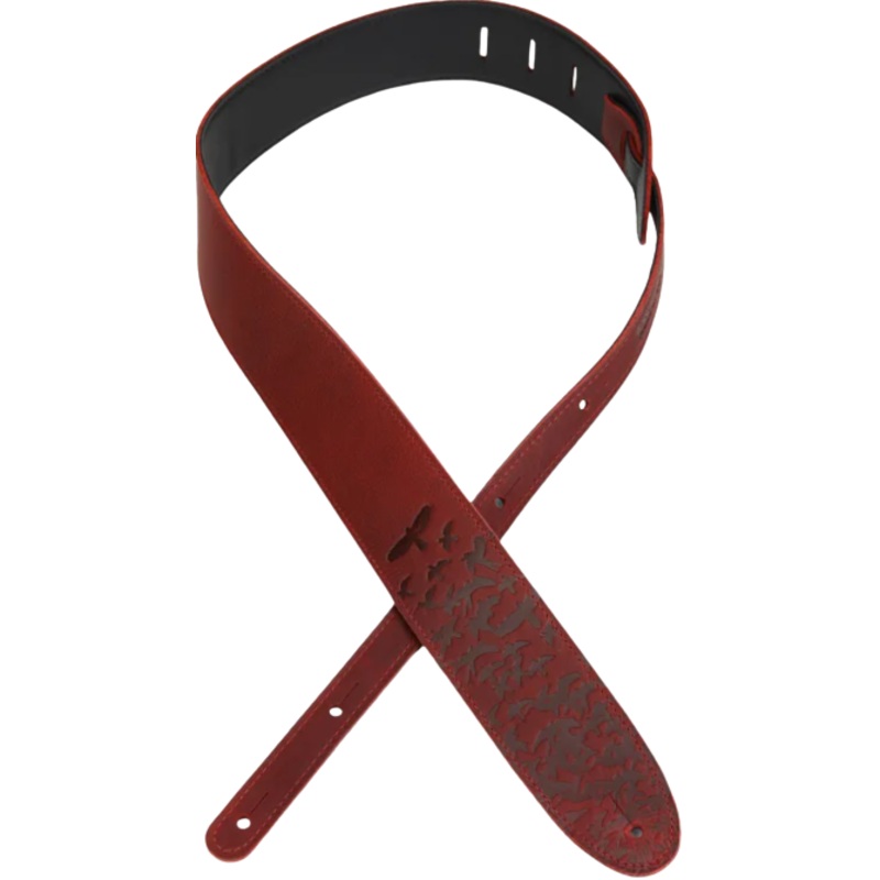 PRS Leather Bird Swarm Strap  2.5″ (Rust)