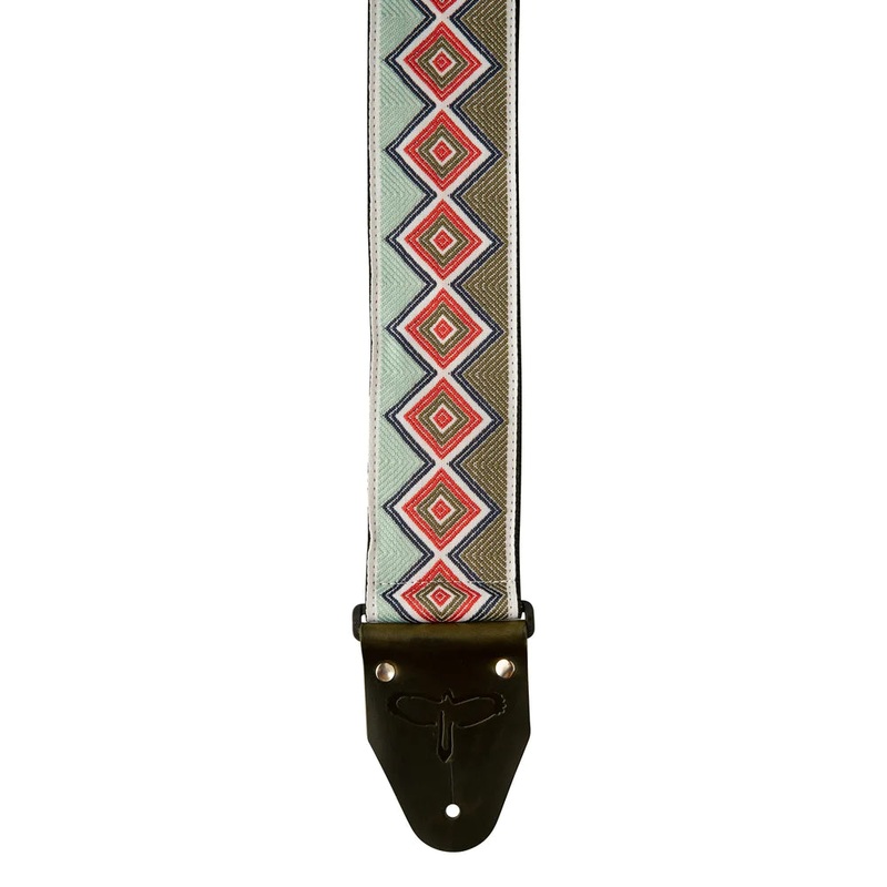 PRS Wide Retro Jacquard Strap 2.75″  (Green)