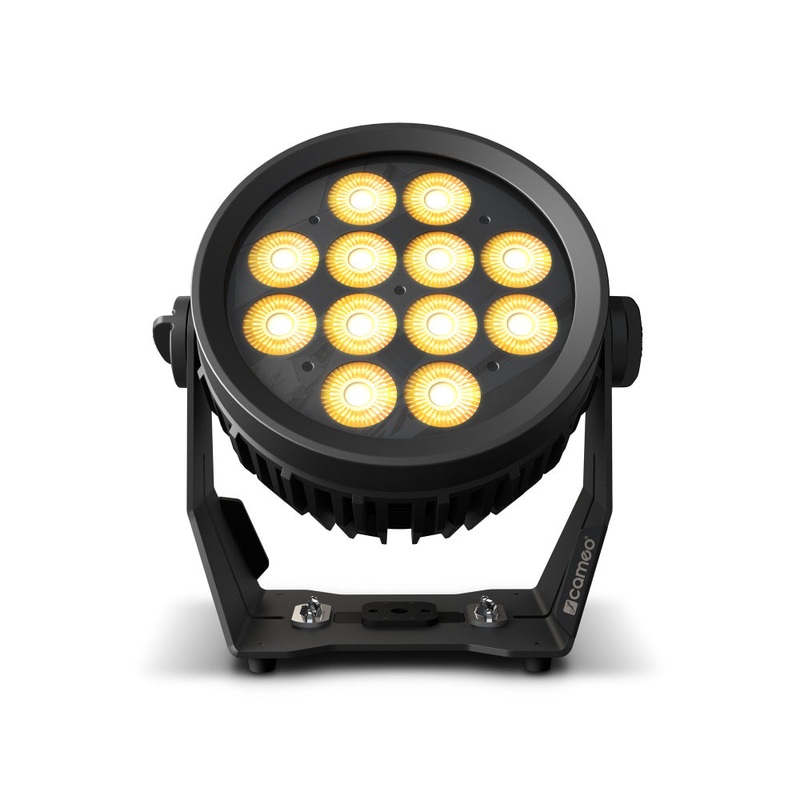 Cameo Pro CLPFLATPRO12G2 FLAT PRO 12 G2 Professional Outdoor 12 X 10W RGBA LED PAR IP65 (Black)