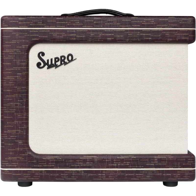 Supro 1620RCBUR Delegate Custom 1 x 12-inch 25-watt Tube Combo Amplifier (Burgundy)
