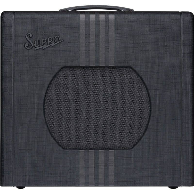 Supro 1820RBB Delta King 10 1 x 10-inch 5-watt Tube Combo Amp (Black and Black)