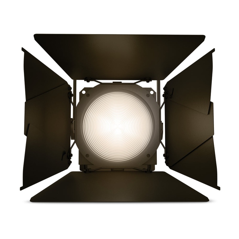 Cameo Pro CLF2TIP Professional IP65 Fresnel White Tungsten – Includes Barndoor and Gel Frame