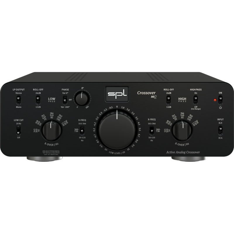 SPL CROSSOVER MK2 Active Analog 2-Way Crossover for Pro Audio & Hi-Fi Applications (Black)