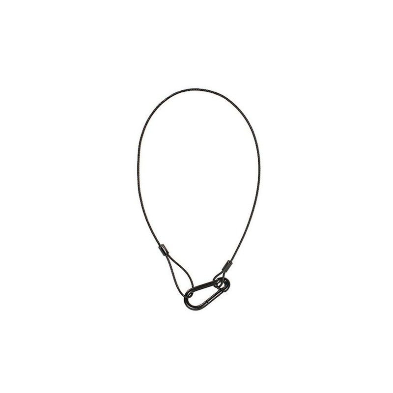 The Light Source SCB 30″ Safety Cable – 1/8″ Aircraft cable with Snap Hook (Black)