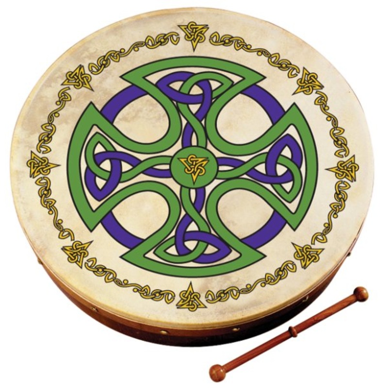 Waltons 10AWAL-2503 Bodhran (Brosna Cross) – 18″