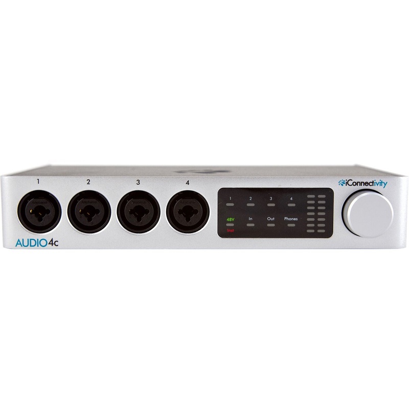 iConnectivity AUDIO4C Desktop 4×6 USB Type-C Audio/MIDI Interface