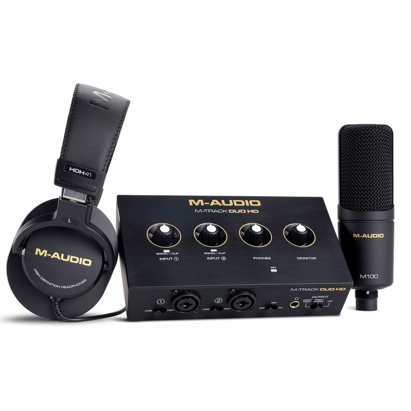 M-Audio M-TRACK DUO HD USB-C Audio Interface Producer Pack