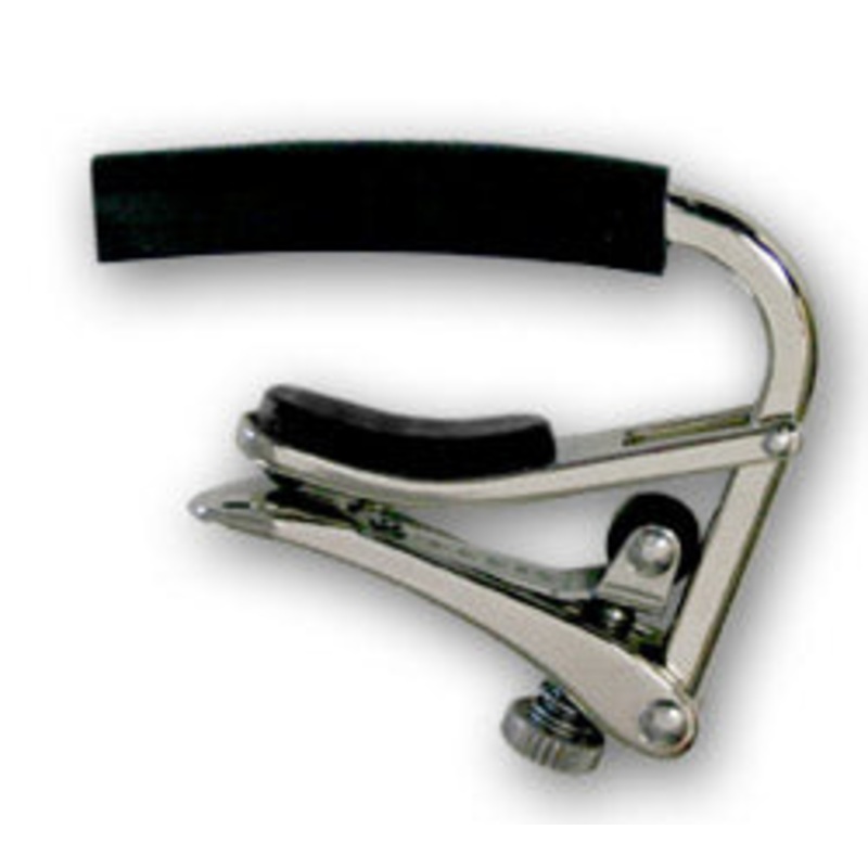 Shubb C4 Standard Series Capo For 7.25″ Radius Neck (Polished Nickel)
