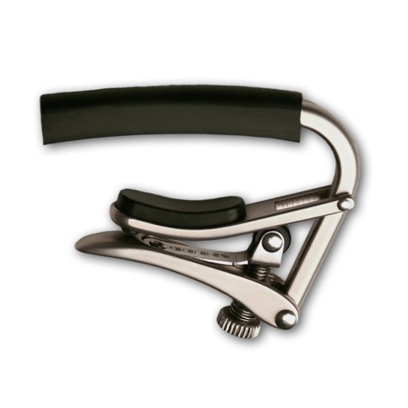 Shubb C4N Standard Series Capo For 7.25″ Radius Neck (Brushed Nickel)