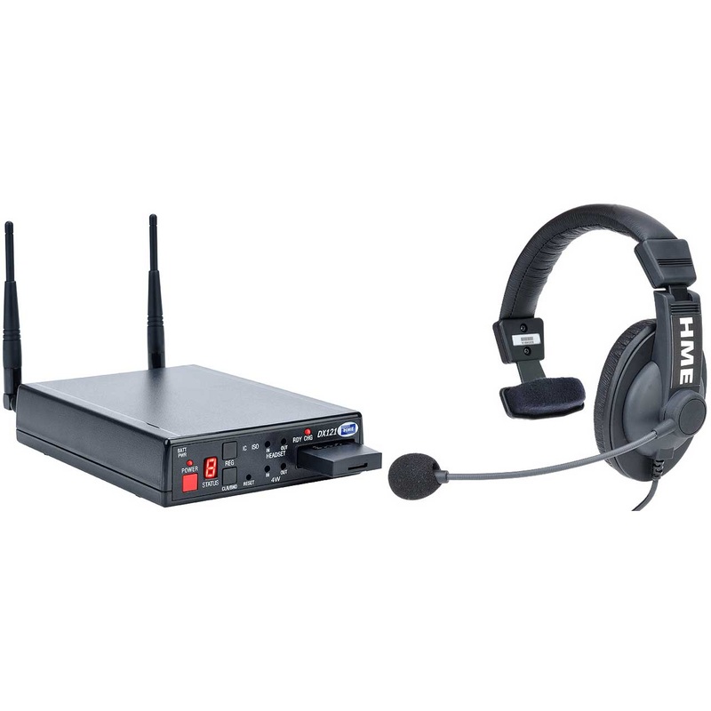 Clear-Com CZ11462 2.4GHz Single Digital Wireless Intercom System With HS-15 Headset