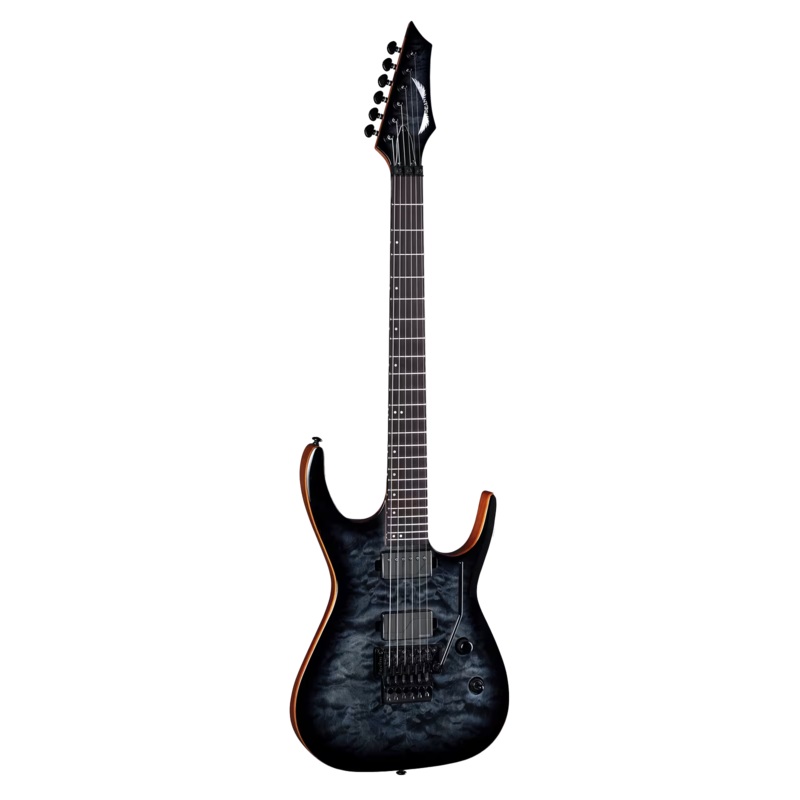 Dean Guitars EXILE SELECT Floyd Neck-Thru Archtop GTBB Electric Guitar (Trans Black Burst)