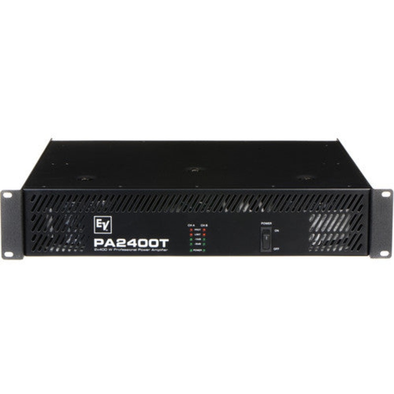 Electro-Voice PA-2400T-120V  Rackmount 2-Channel Power Amplifier – 400W