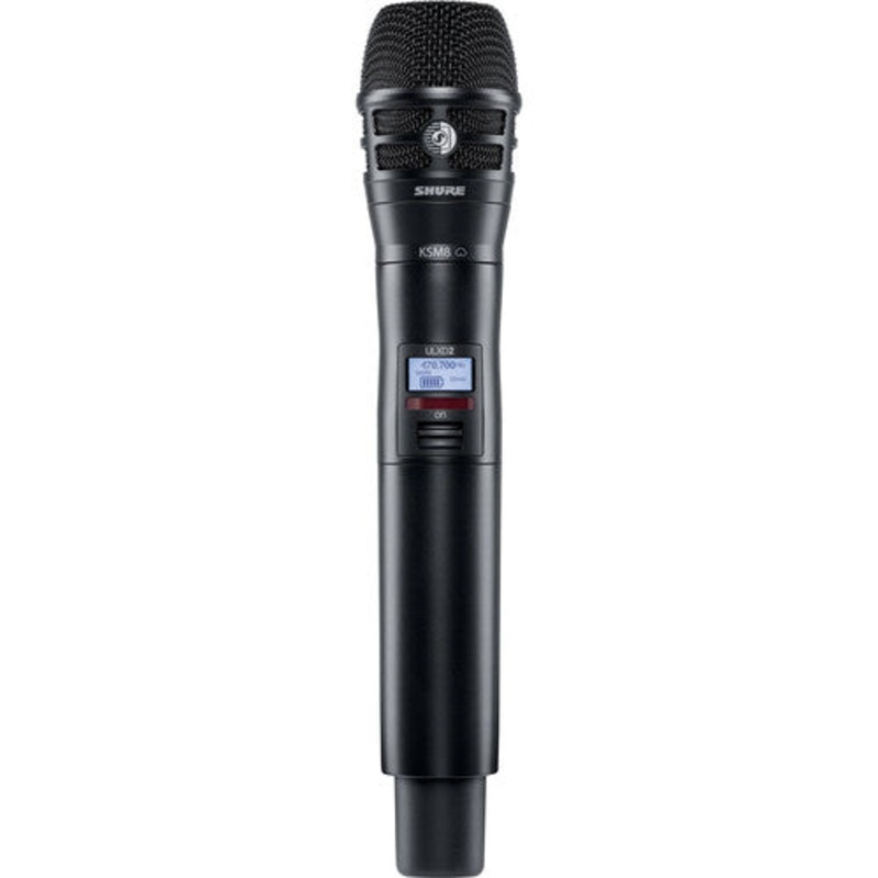 Shure ULXD2/K8B-G57 Digital Handheld Wireless Microphone Transmitter With KSM8 Capsule (G57: 470 to 608 MHz)