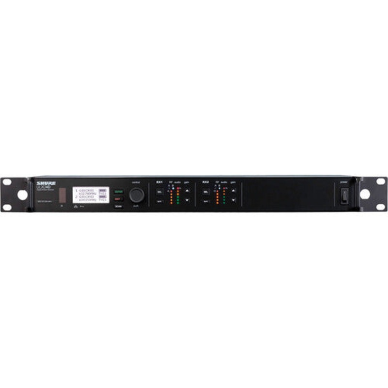 Shure ULXD4D-G57 Dual-Channel Digital Wireless Receiver (G57: 470 to 608 MHz)